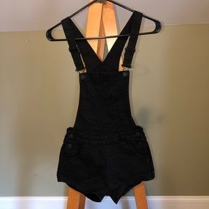 Black Jean Overalls